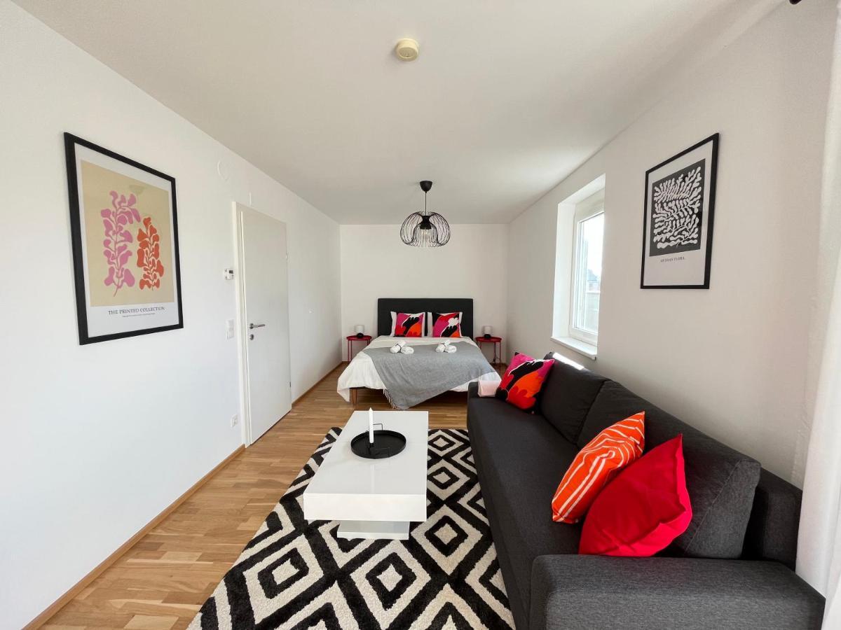 Penthouse Near Central Station With Free Parking Відень Екстер'єр фото