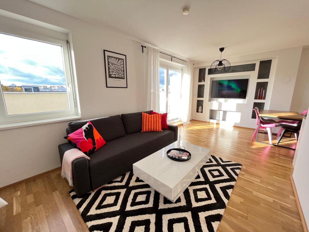 Penthouse Near Central Station With Free Parking Відень Екстер'єр фото